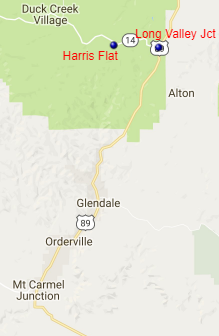 Location of SNOTEL sites